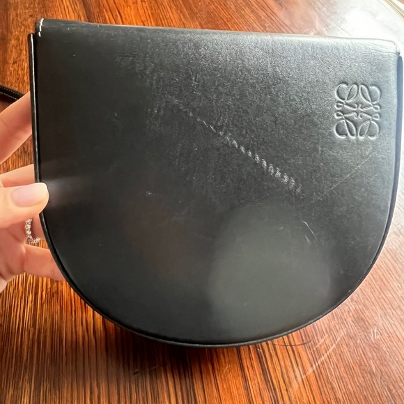 Loewe heel bag black white stitching - Picture 6 of 7